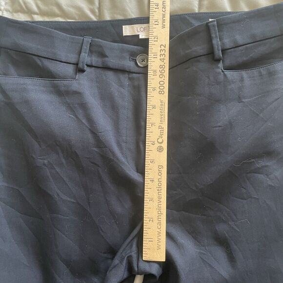 Loft The Sutton Skinny Capri Pants sz 12P Business Office Wear Stretch - Picture 5 of 6